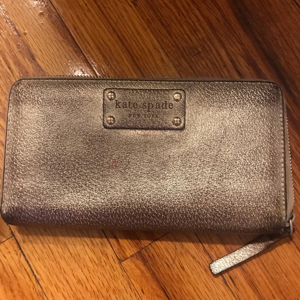 Kate Spade Gold Continental Wallet